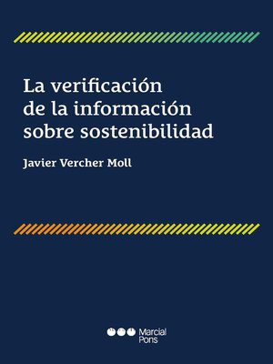 cover image of La verificacion de la información sobre sostenibilidad